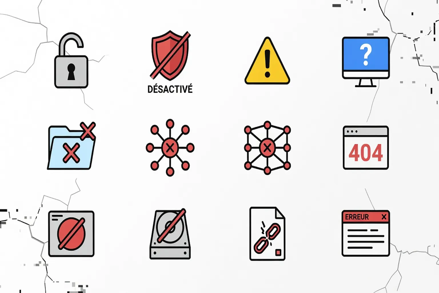 10 erreurs informatiques des débutants