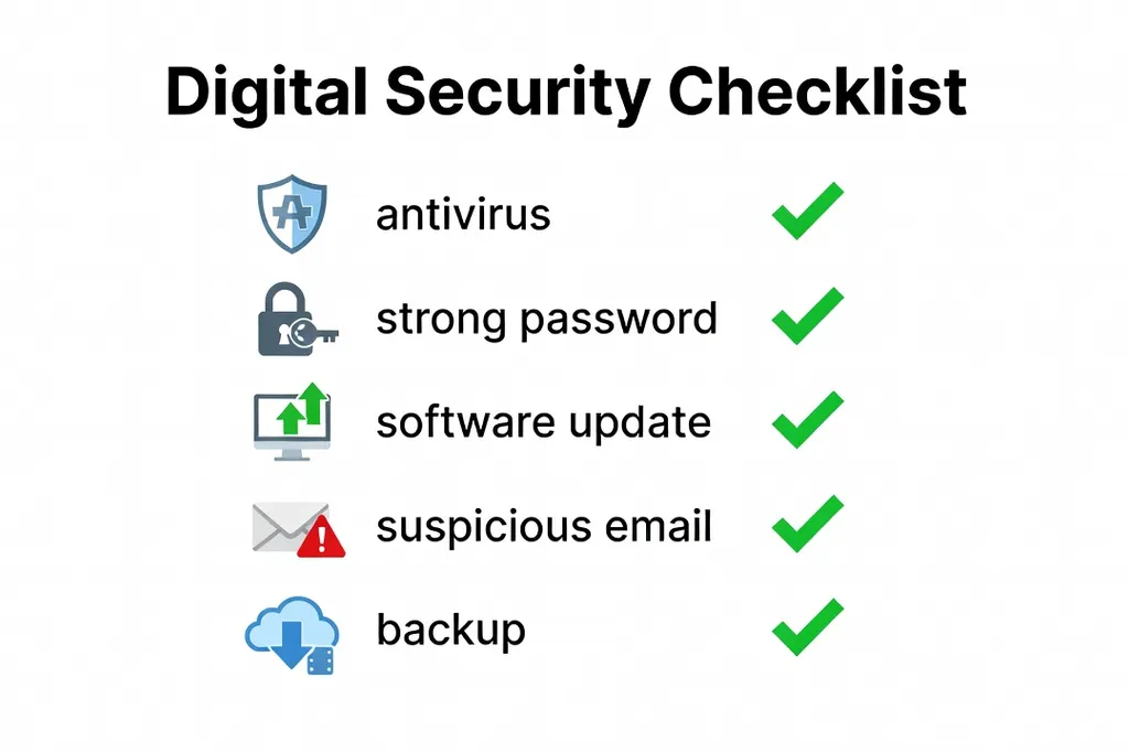 Checklist de sécurité numérique pour les seniors — bonnes pratiques