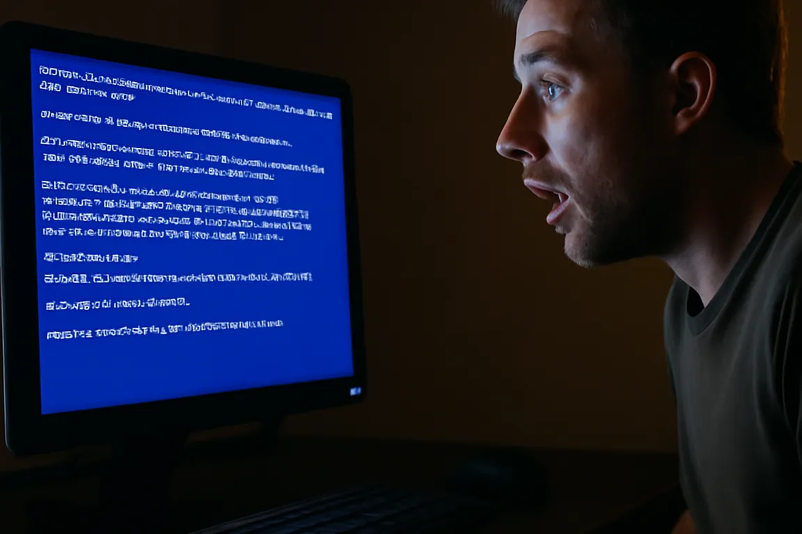 Écran bleu de la mort Windows avec code d'erreur MEMORY_MANAGEMENT